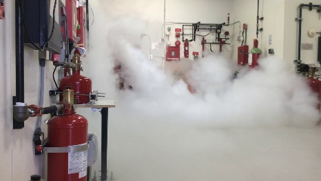 FM200 Gas Released